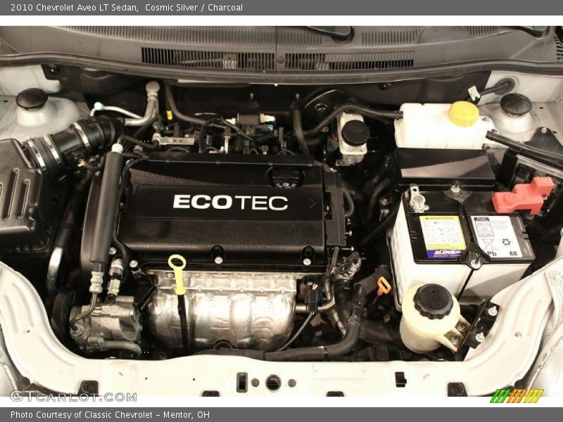Cosmic Silver / Charcoal 2010 Chevrolet Aveo LT Sedan