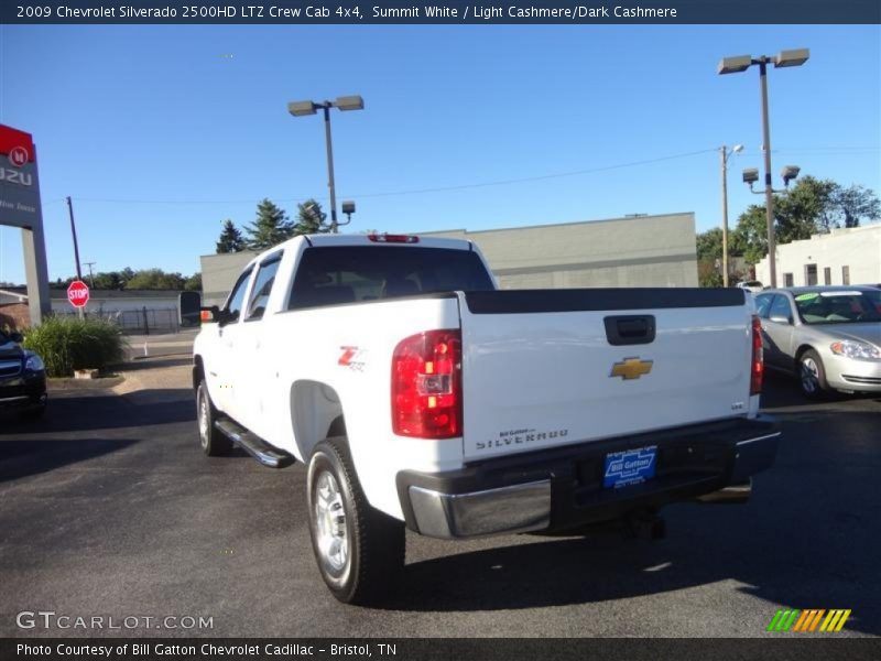 Summit White / Light Cashmere/Dark Cashmere 2009 Chevrolet Silverado 2500HD LTZ Crew Cab 4x4