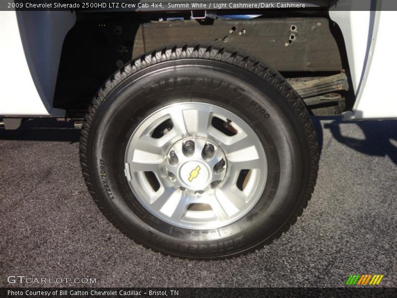 Summit White / Light Cashmere/Dark Cashmere 2009 Chevrolet Silverado 2500HD LTZ Crew Cab 4x4