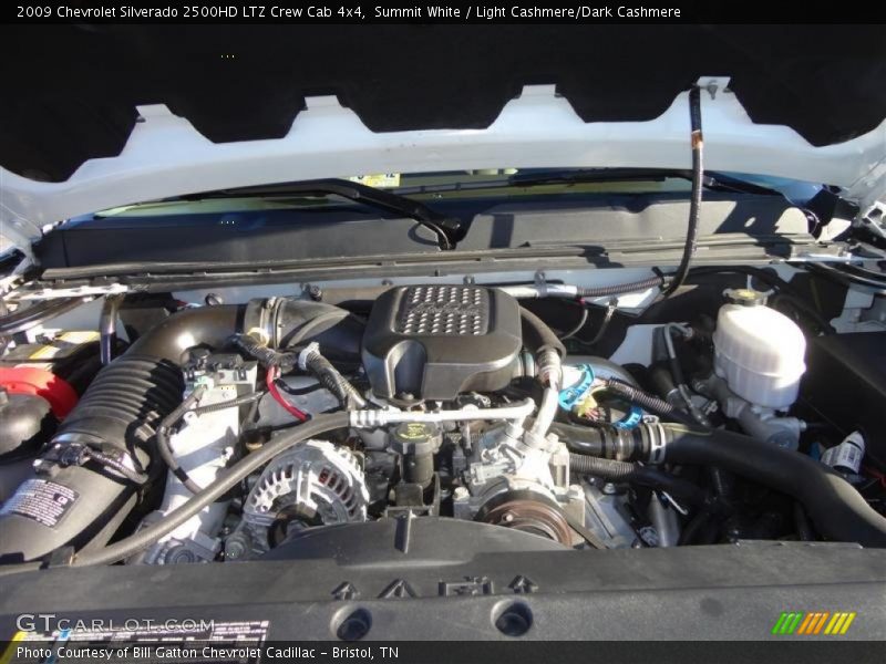Summit White / Light Cashmere/Dark Cashmere 2009 Chevrolet Silverado 2500HD LTZ Crew Cab 4x4