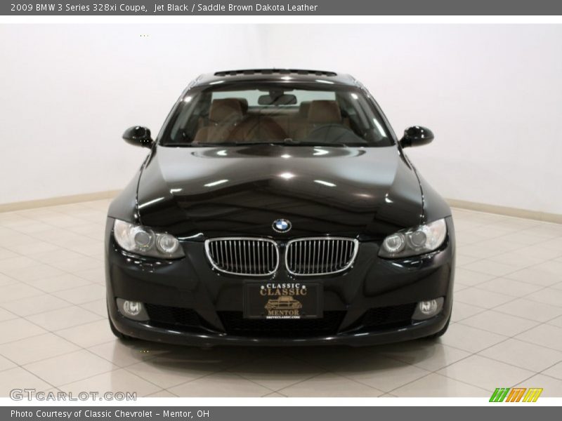Jet Black / Saddle Brown Dakota Leather 2009 BMW 3 Series 328xi Coupe