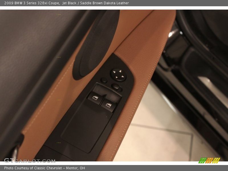 Jet Black / Saddle Brown Dakota Leather 2009 BMW 3 Series 328xi Coupe