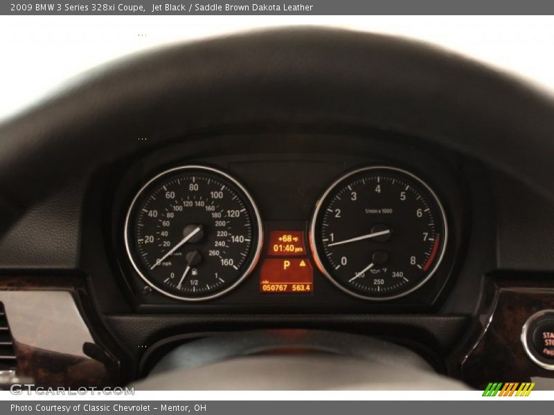 Jet Black / Saddle Brown Dakota Leather 2009 BMW 3 Series 328xi Coupe