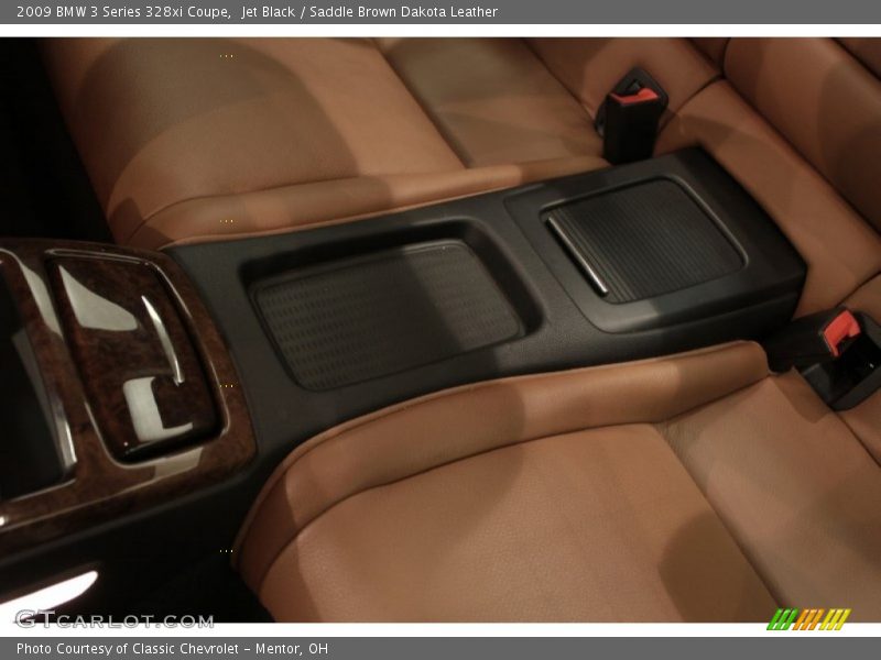 Jet Black / Saddle Brown Dakota Leather 2009 BMW 3 Series 328xi Coupe