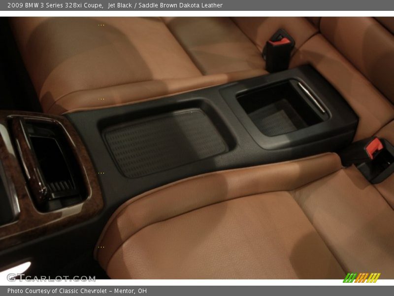 Jet Black / Saddle Brown Dakota Leather 2009 BMW 3 Series 328xi Coupe