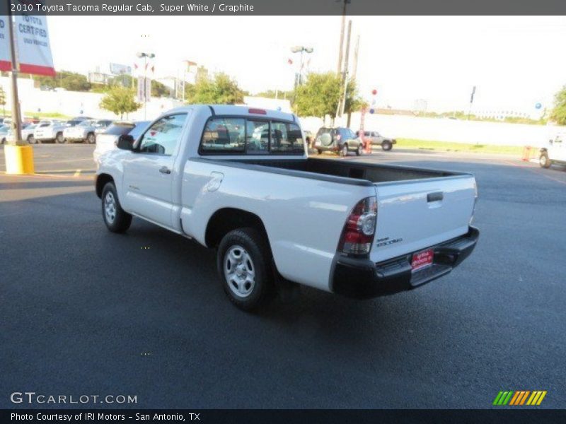 Super White / Graphite 2010 Toyota Tacoma Regular Cab