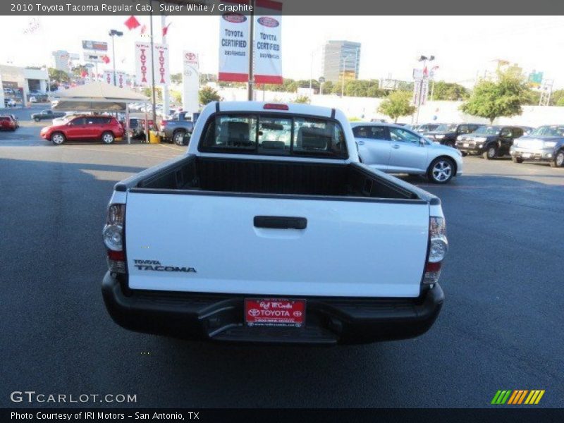 Super White / Graphite 2010 Toyota Tacoma Regular Cab