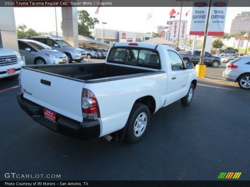 Super White / Graphite 2010 Toyota Tacoma Regular Cab
