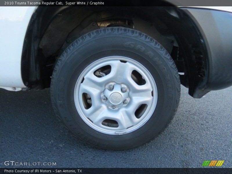 Super White / Graphite 2010 Toyota Tacoma Regular Cab