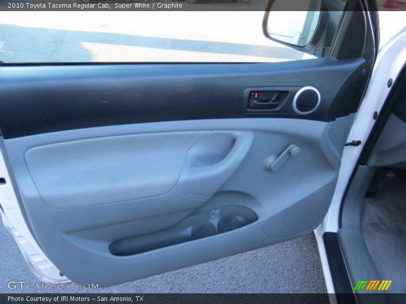 Super White / Graphite 2010 Toyota Tacoma Regular Cab