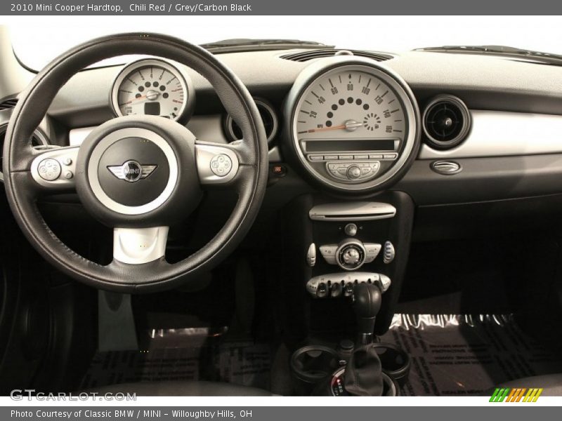 Chili Red / Grey/Carbon Black 2010 Mini Cooper Hardtop