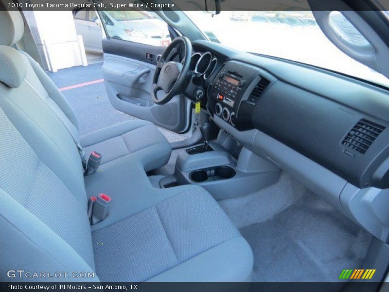 Super White / Graphite 2010 Toyota Tacoma Regular Cab