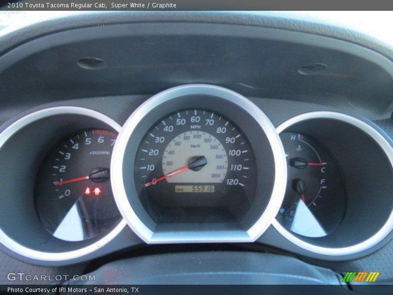 Super White / Graphite 2010 Toyota Tacoma Regular Cab