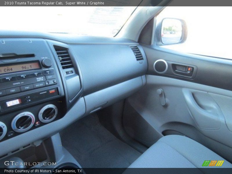 Super White / Graphite 2010 Toyota Tacoma Regular Cab