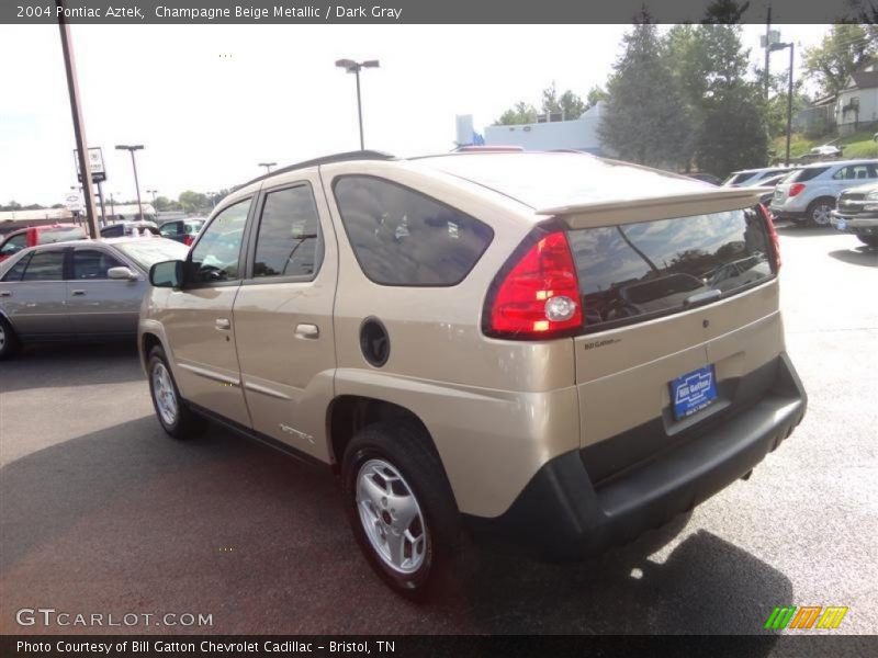 Champagne Beige Metallic / Dark Gray 2004 Pontiac Aztek