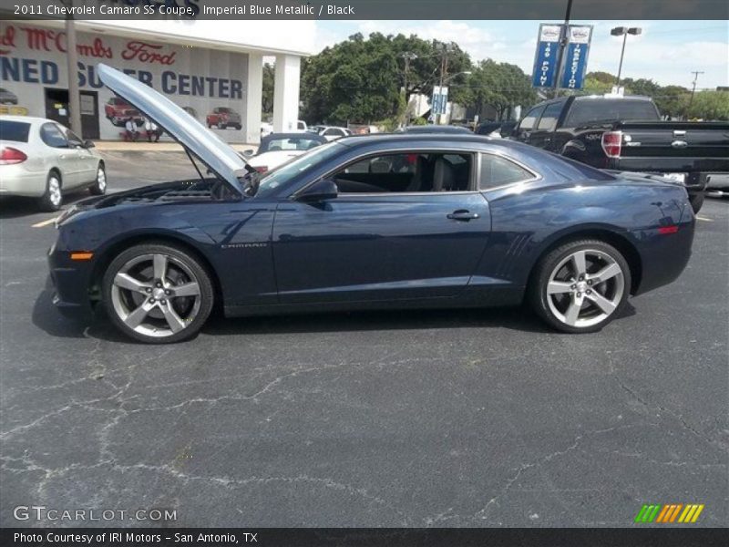 Imperial Blue Metallic / Black 2011 Chevrolet Camaro SS Coupe