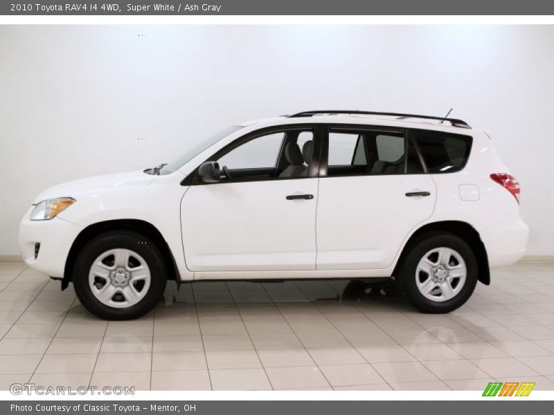 Super White / Ash Gray 2010 Toyota RAV4 I4 4WD