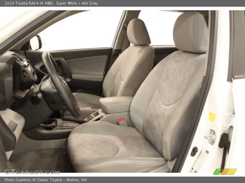 Super White / Ash Gray 2010 Toyota RAV4 I4 4WD
