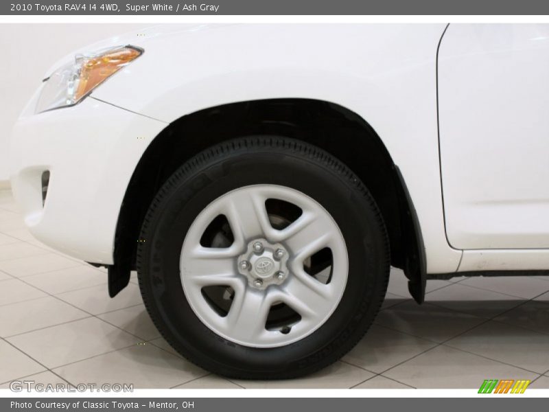 Super White / Ash Gray 2010 Toyota RAV4 I4 4WD