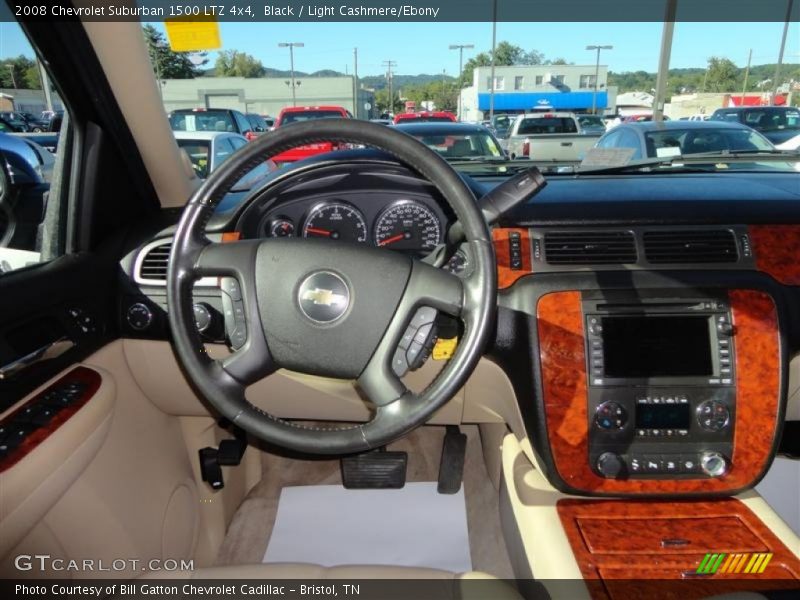 Black / Light Cashmere/Ebony 2008 Chevrolet Suburban 1500 LTZ 4x4