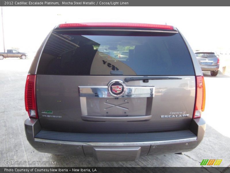 Mocha Steel Metallic / Cocoa/Light Linen 2012 Cadillac Escalade Platinum