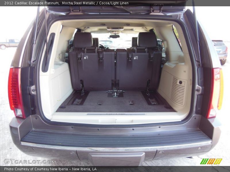 Mocha Steel Metallic / Cocoa/Light Linen 2012 Cadillac Escalade Platinum