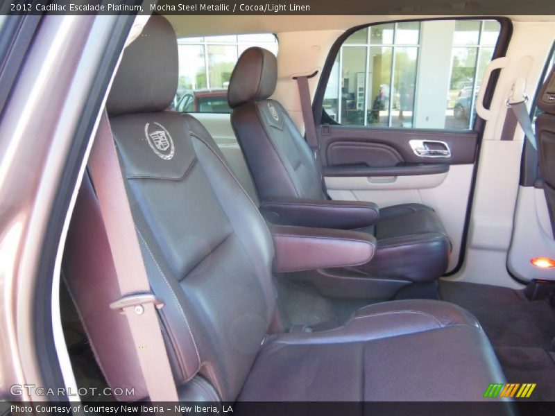 Mocha Steel Metallic / Cocoa/Light Linen 2012 Cadillac Escalade Platinum