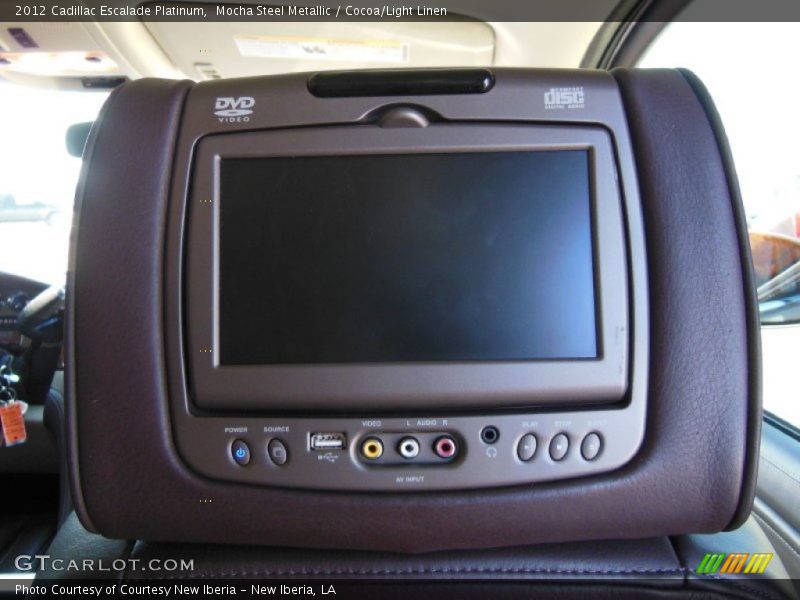 Mocha Steel Metallic / Cocoa/Light Linen 2012 Cadillac Escalade Platinum