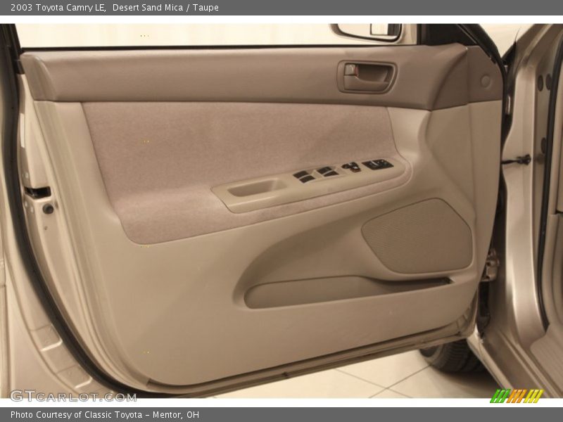 Desert Sand Mica / Taupe 2003 Toyota Camry LE