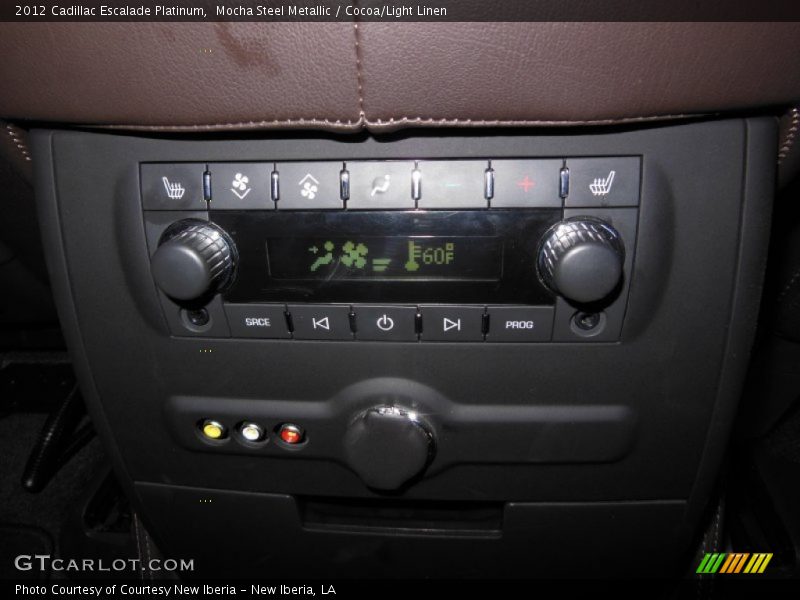 Mocha Steel Metallic / Cocoa/Light Linen 2012 Cadillac Escalade Platinum