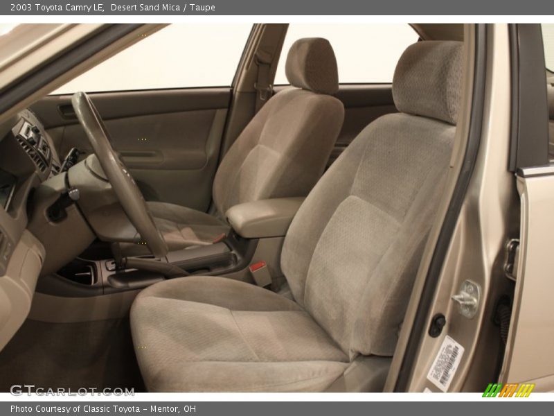 Desert Sand Mica / Taupe 2003 Toyota Camry LE