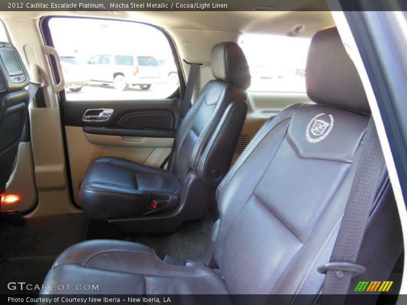 Mocha Steel Metallic / Cocoa/Light Linen 2012 Cadillac Escalade Platinum