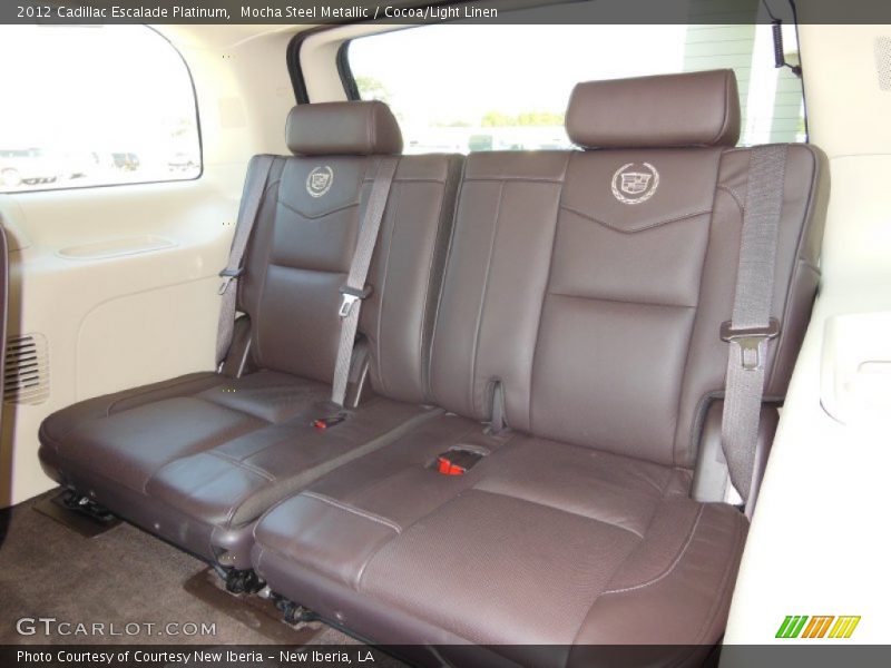 Mocha Steel Metallic / Cocoa/Light Linen 2012 Cadillac Escalade Platinum