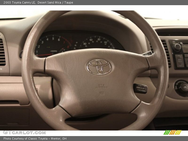 Desert Sand Mica / Taupe 2003 Toyota Camry LE