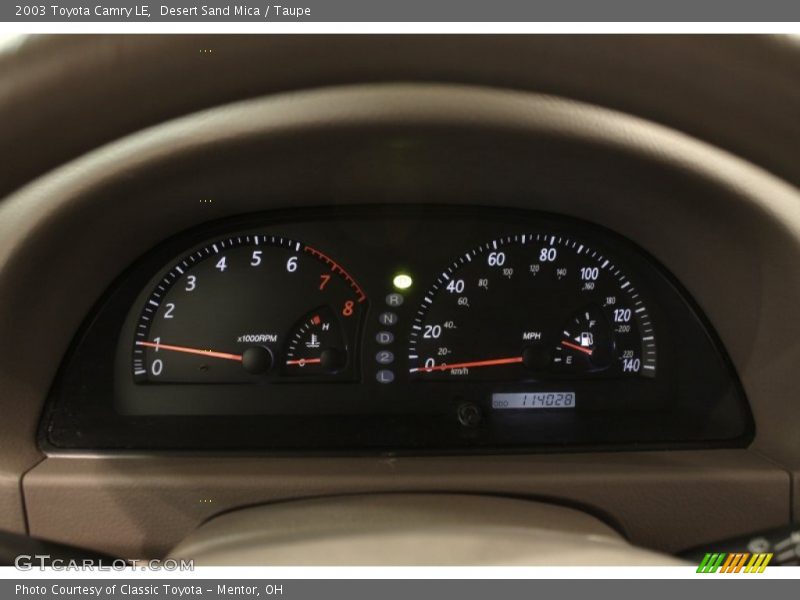 Desert Sand Mica / Taupe 2003 Toyota Camry LE