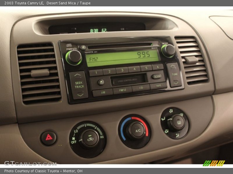 Desert Sand Mica / Taupe 2003 Toyota Camry LE