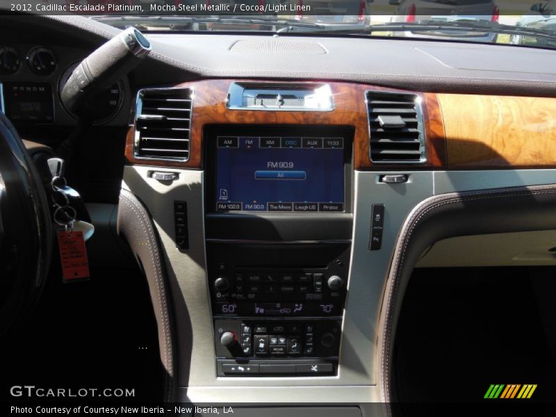Mocha Steel Metallic / Cocoa/Light Linen 2012 Cadillac Escalade Platinum
