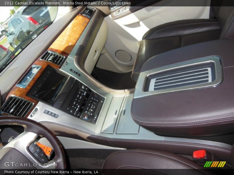 Mocha Steel Metallic / Cocoa/Light Linen 2012 Cadillac Escalade Platinum