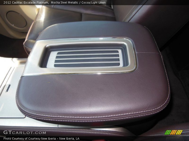 Mocha Steel Metallic / Cocoa/Light Linen 2012 Cadillac Escalade Platinum