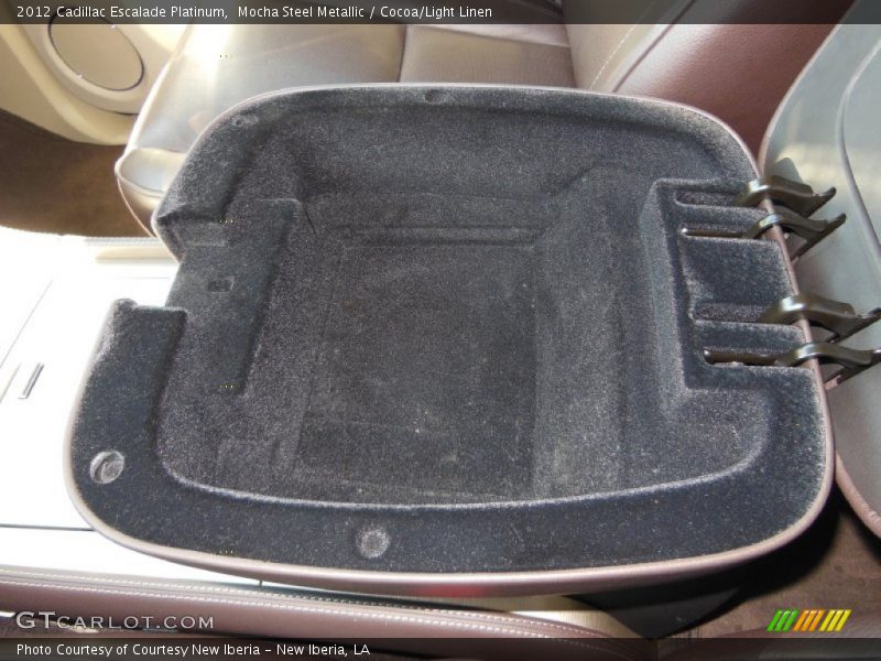 Mocha Steel Metallic / Cocoa/Light Linen 2012 Cadillac Escalade Platinum
