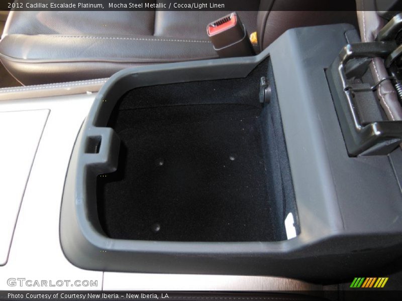 Mocha Steel Metallic / Cocoa/Light Linen 2012 Cadillac Escalade Platinum