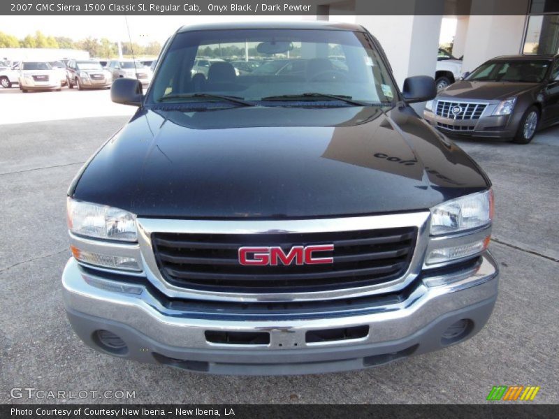 Onyx Black / Dark Pewter 2007 GMC Sierra 1500 Classic SL Regular Cab