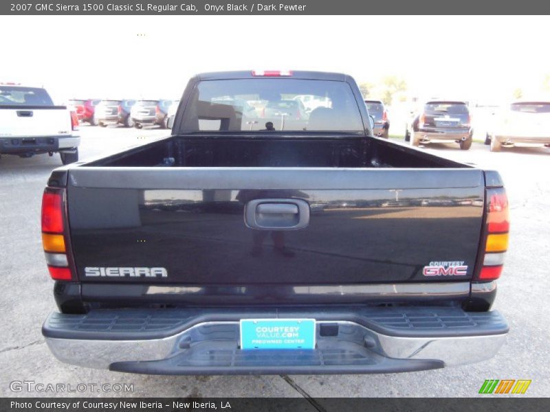 Onyx Black / Dark Pewter 2007 GMC Sierra 1500 Classic SL Regular Cab