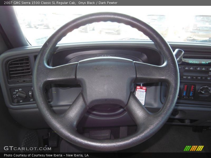 Onyx Black / Dark Pewter 2007 GMC Sierra 1500 Classic SL Regular Cab