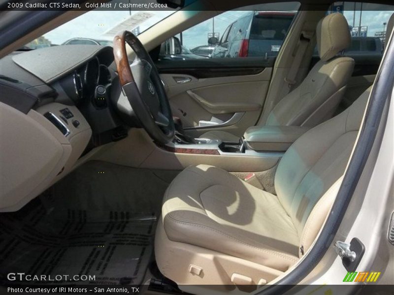 Gold Mist / Cashmere/Cocoa 2009 Cadillac CTS Sedan