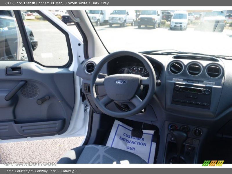 Frozen White / Dark Grey 2012 Ford Transit Connect XL Van