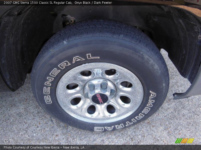 Onyx Black / Dark Pewter 2007 GMC Sierra 1500 Classic SL Regular Cab