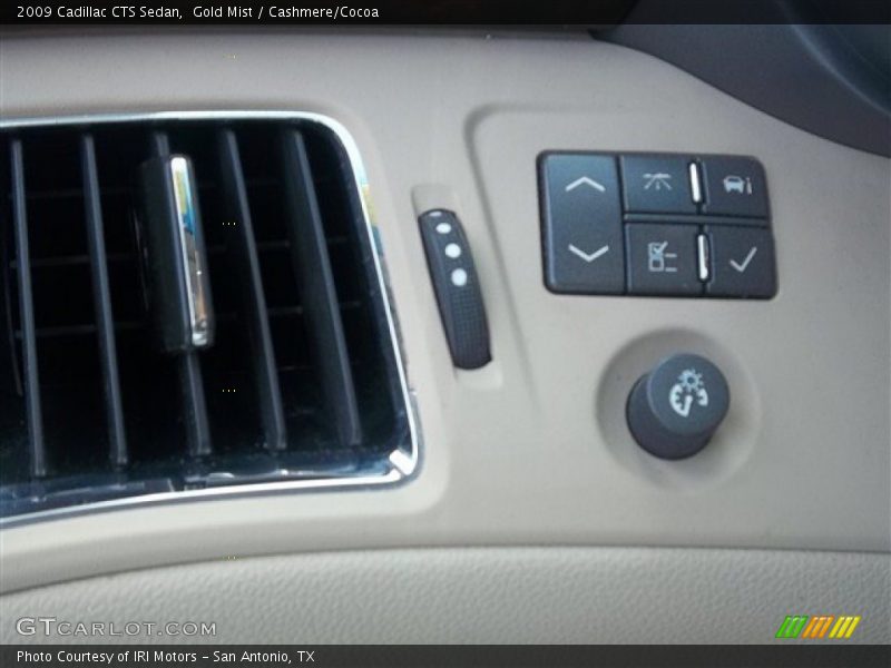 Gold Mist / Cashmere/Cocoa 2009 Cadillac CTS Sedan