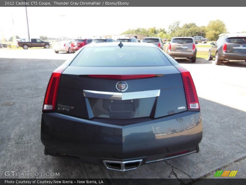 Thunder Gray ChromaFlair / Ebony/Ebony 2012 Cadillac CTS Coupe