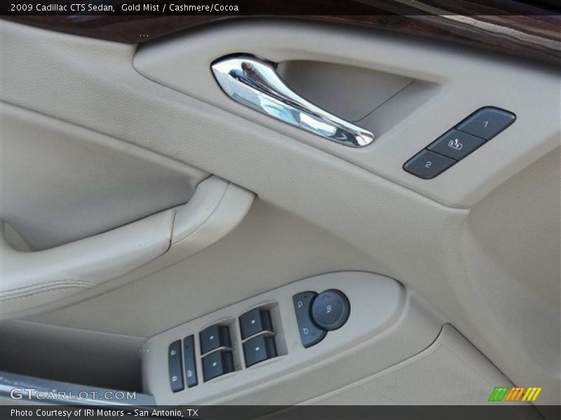 Gold Mist / Cashmere/Cocoa 2009 Cadillac CTS Sedan